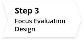 Step 3 Focus Evaluation Design